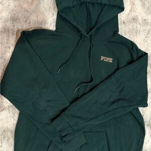 Hunter Green PINK Hoodie